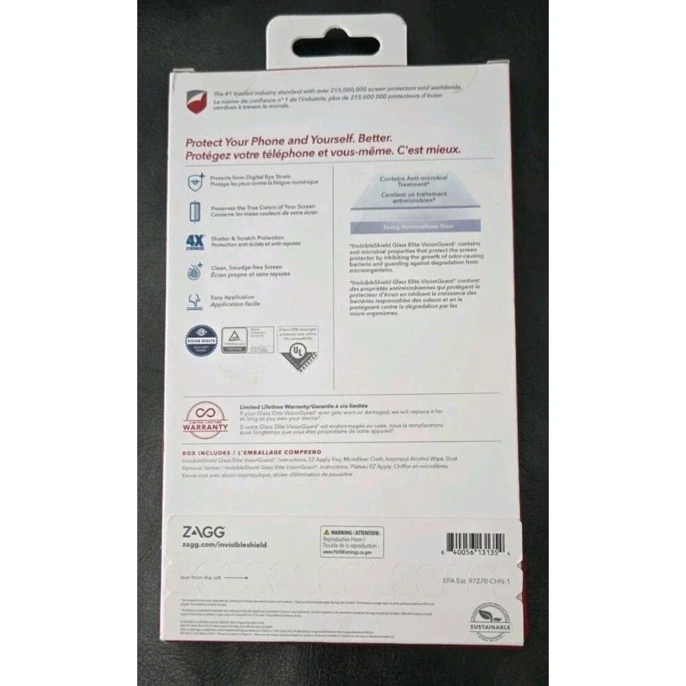 ZAGG Invisable Sheild Vision Guard + Screen Protector Apple IPhone 12 Pro Max